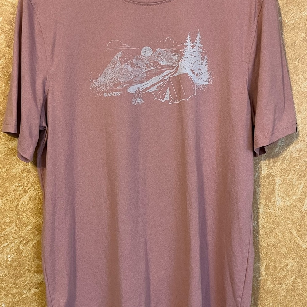 Hi-Tec Men's Dusty Rose Outdoor Graphic Tee
